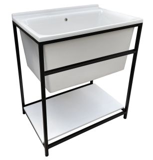 Раковина хозяйственная Kerasan Aquadom 029301*0 75см белый